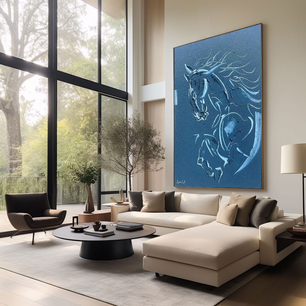 Abstract Painting "Caballo Soñado”