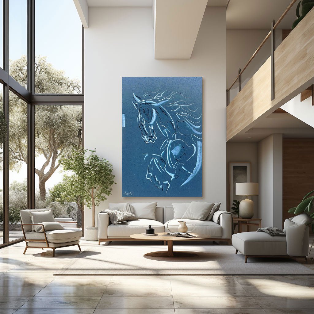 Abstract Painting "Caballo Soñado”