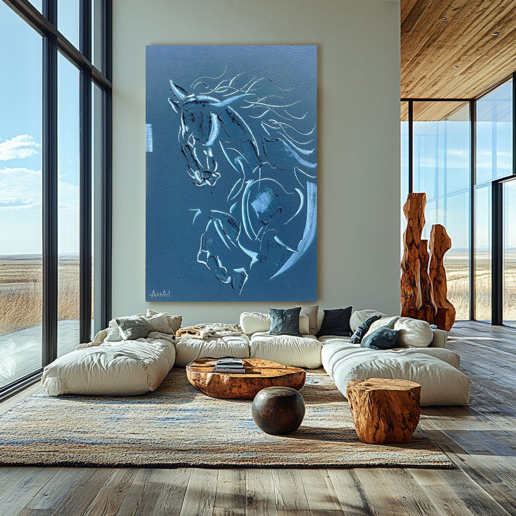 Abstract Painting "Caballo Soñado”