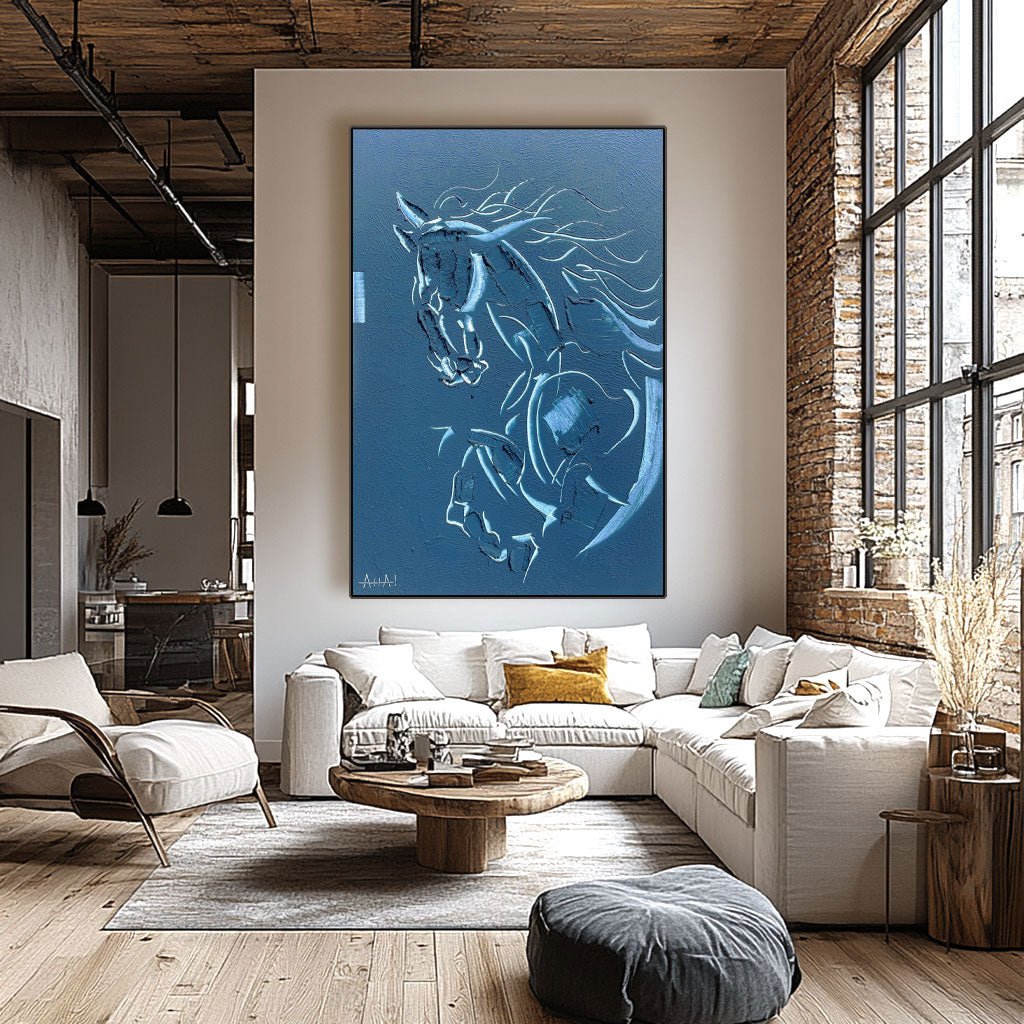 Abstract Painting "Caballo Soñado”