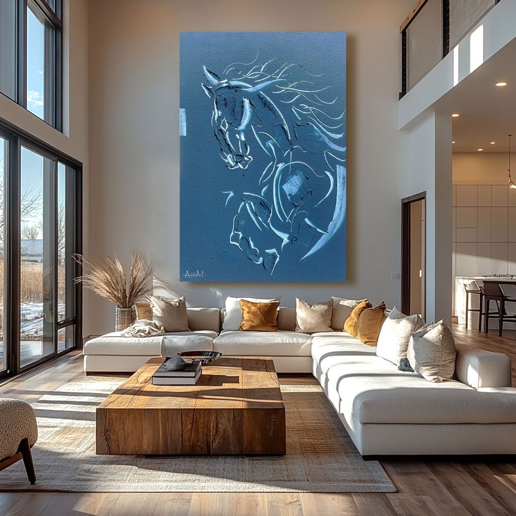 Abstract Painting "Caballo Soñado”