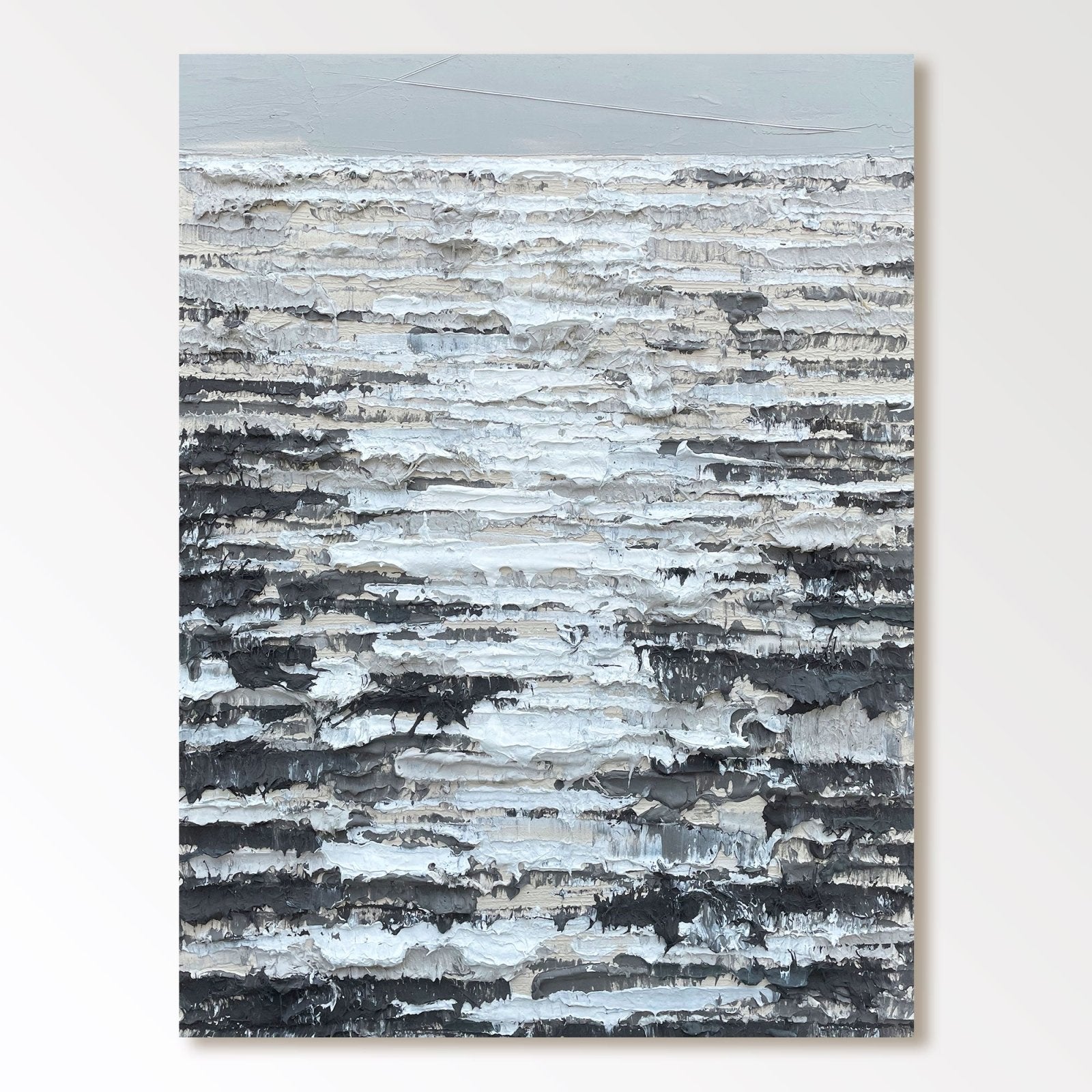 Abstrakt maleri "Capas de Silencio"