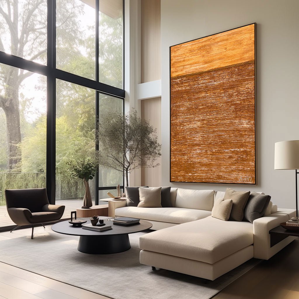 Abstract Painting "Capas del Recuerdo”