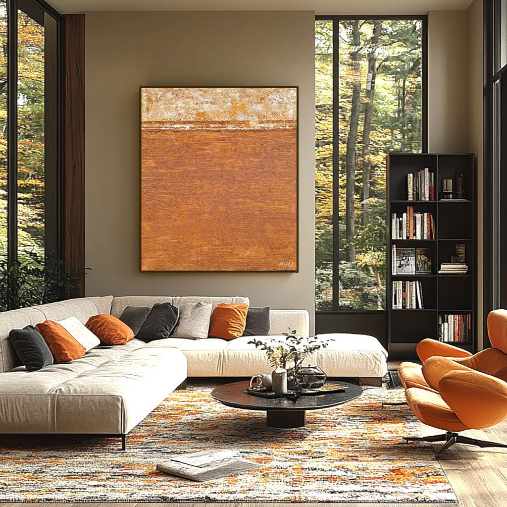 Abstract Painting "Capas del Tiempo”