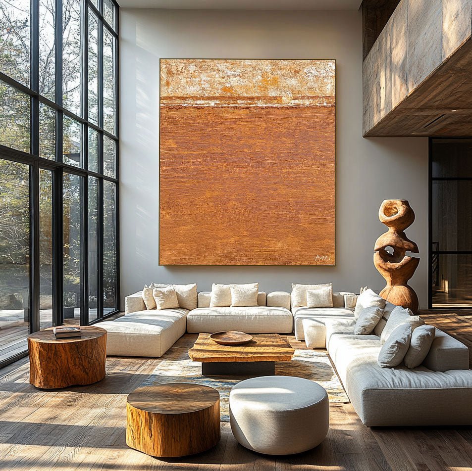 Abstract Painting "Capas del Tiempo”