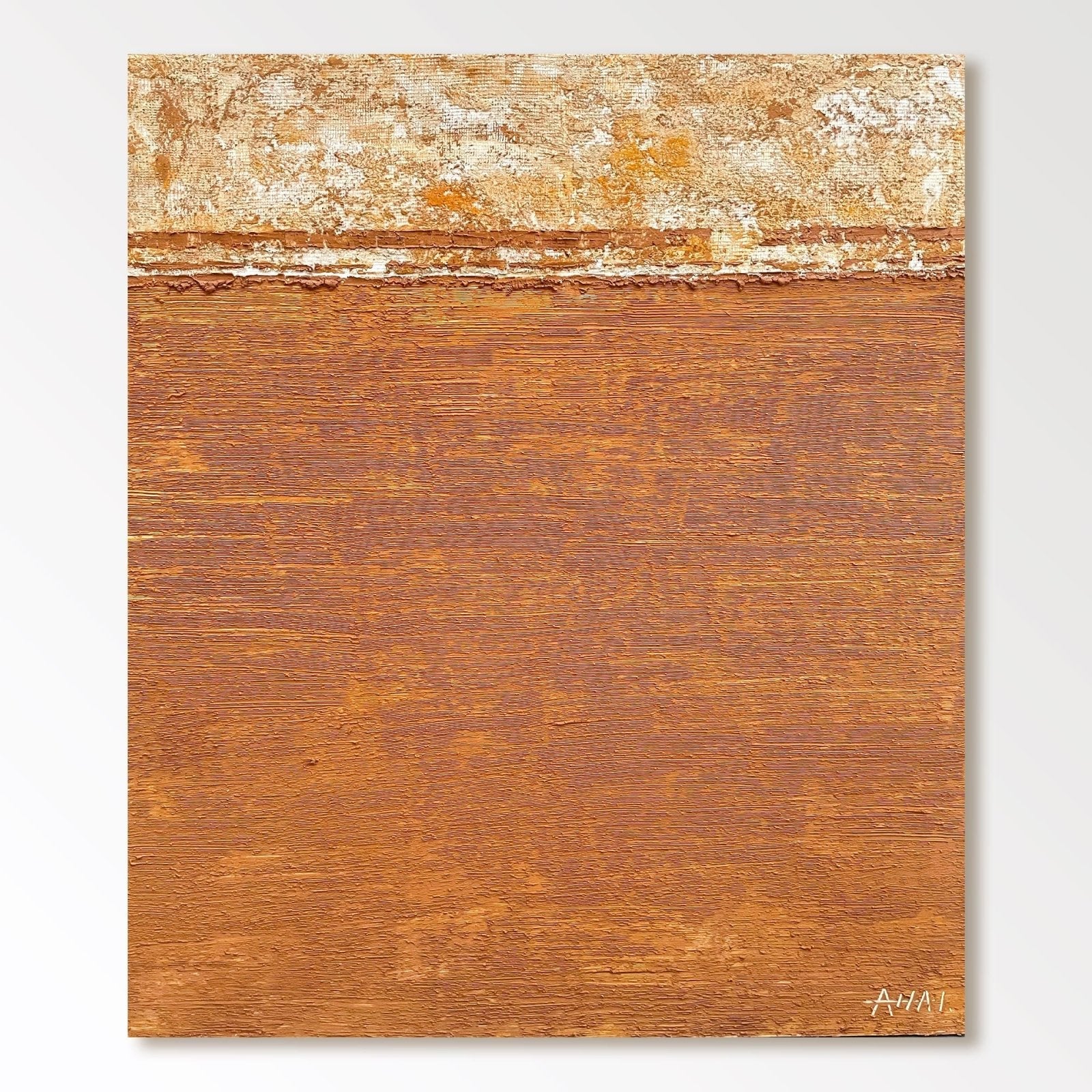 Abstract Painting "Capas del Tiempo”