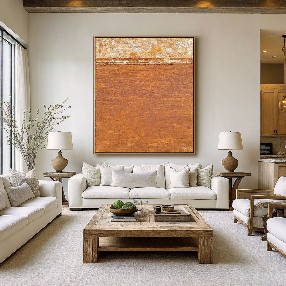 Abstract Painting "Capas del Tiempo”