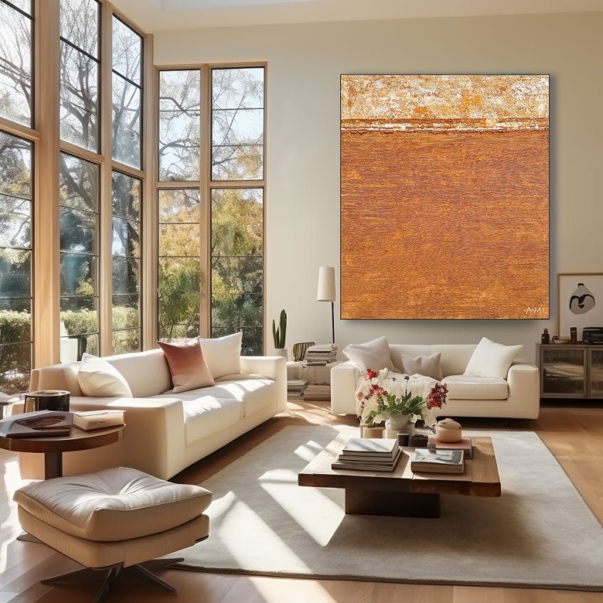 Abstract Painting "Capas del Tiempo”