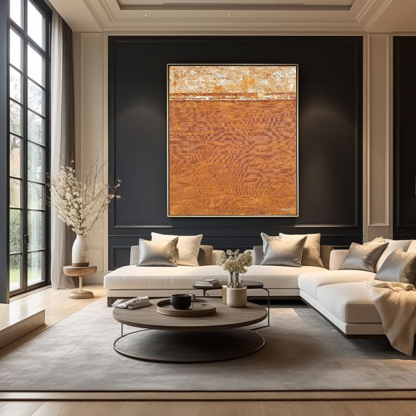 Abstract Painting "Capas del Tiempo”