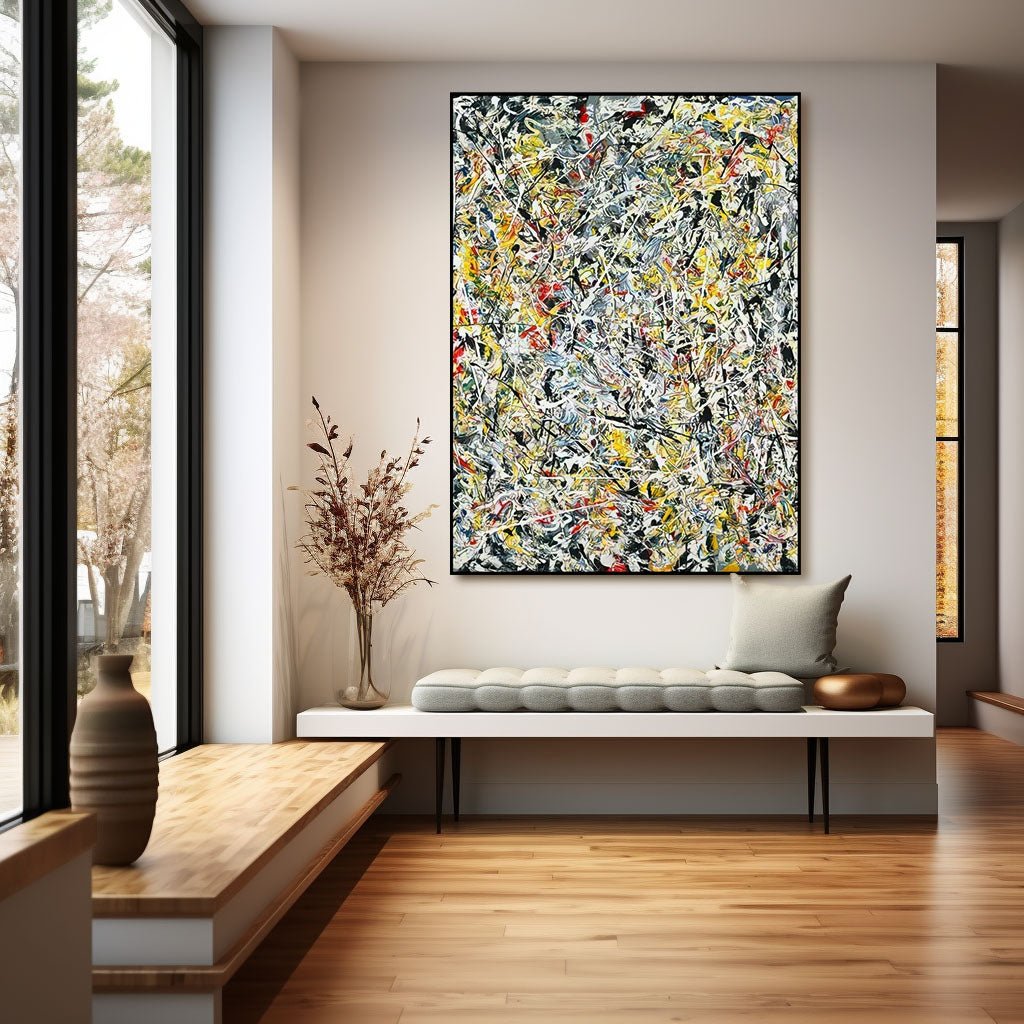 Abstract Painting "Chaos in Harmon"