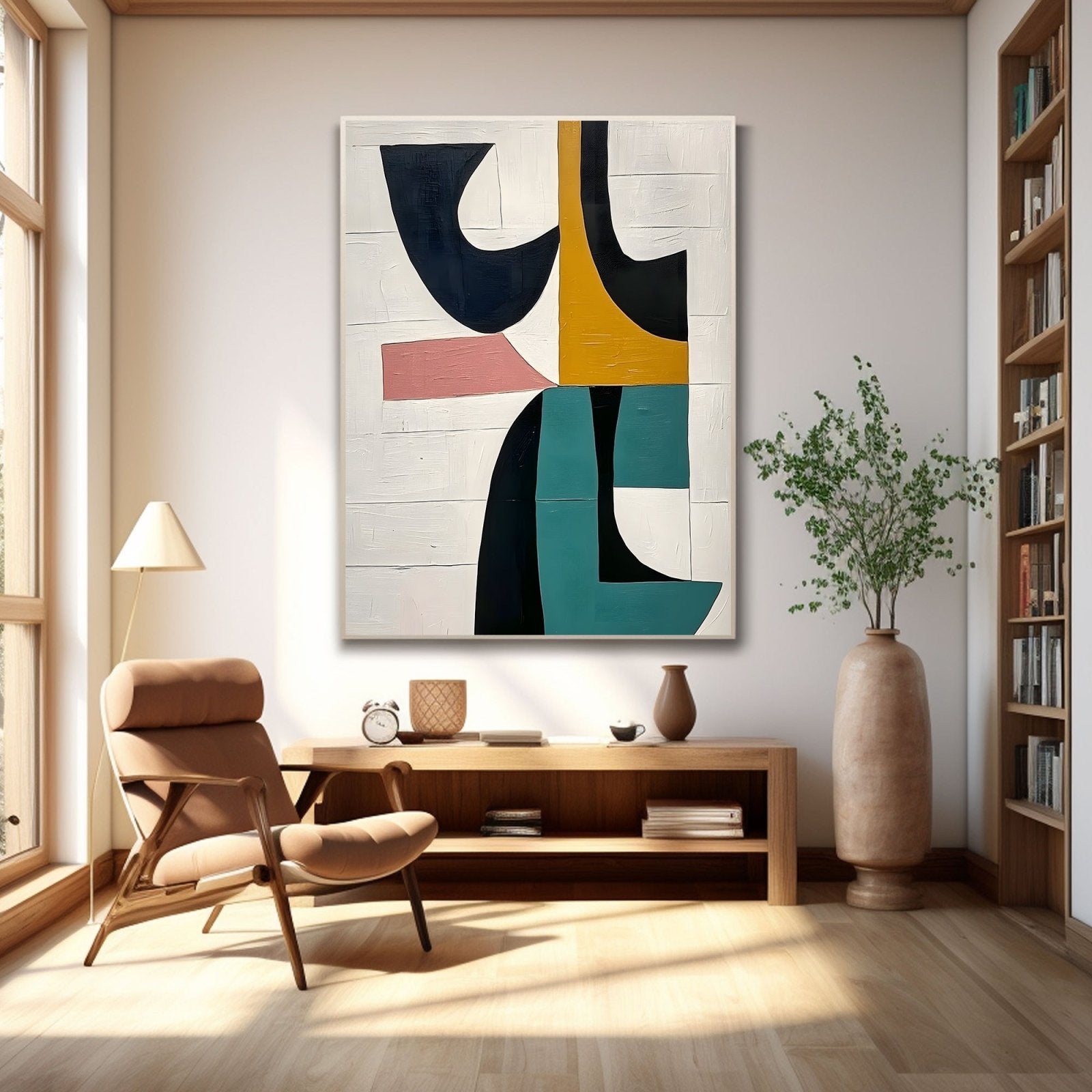 Abstract Painting "Coexistencia de Colores"