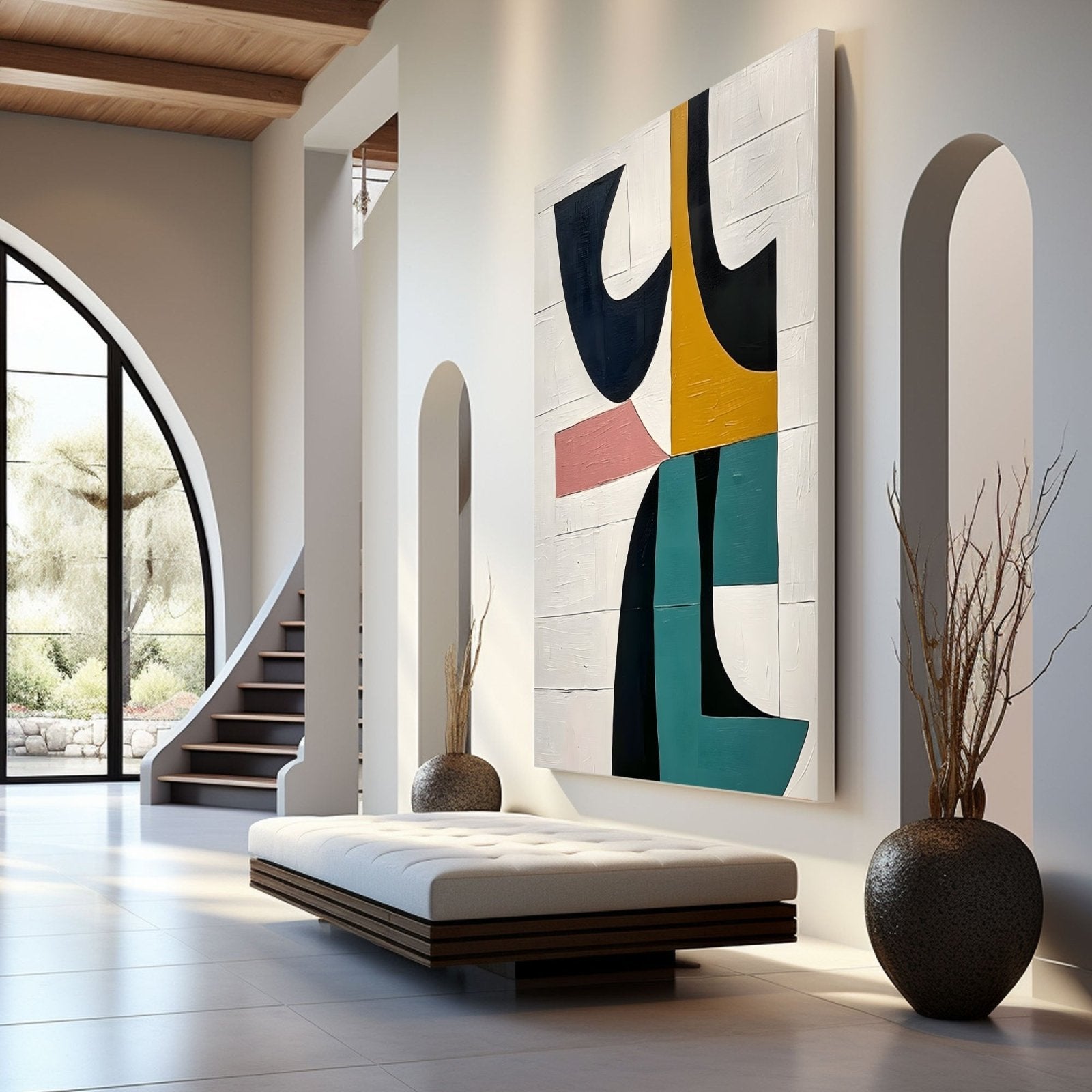 Abstract Painting "Coexistencia de Colores"