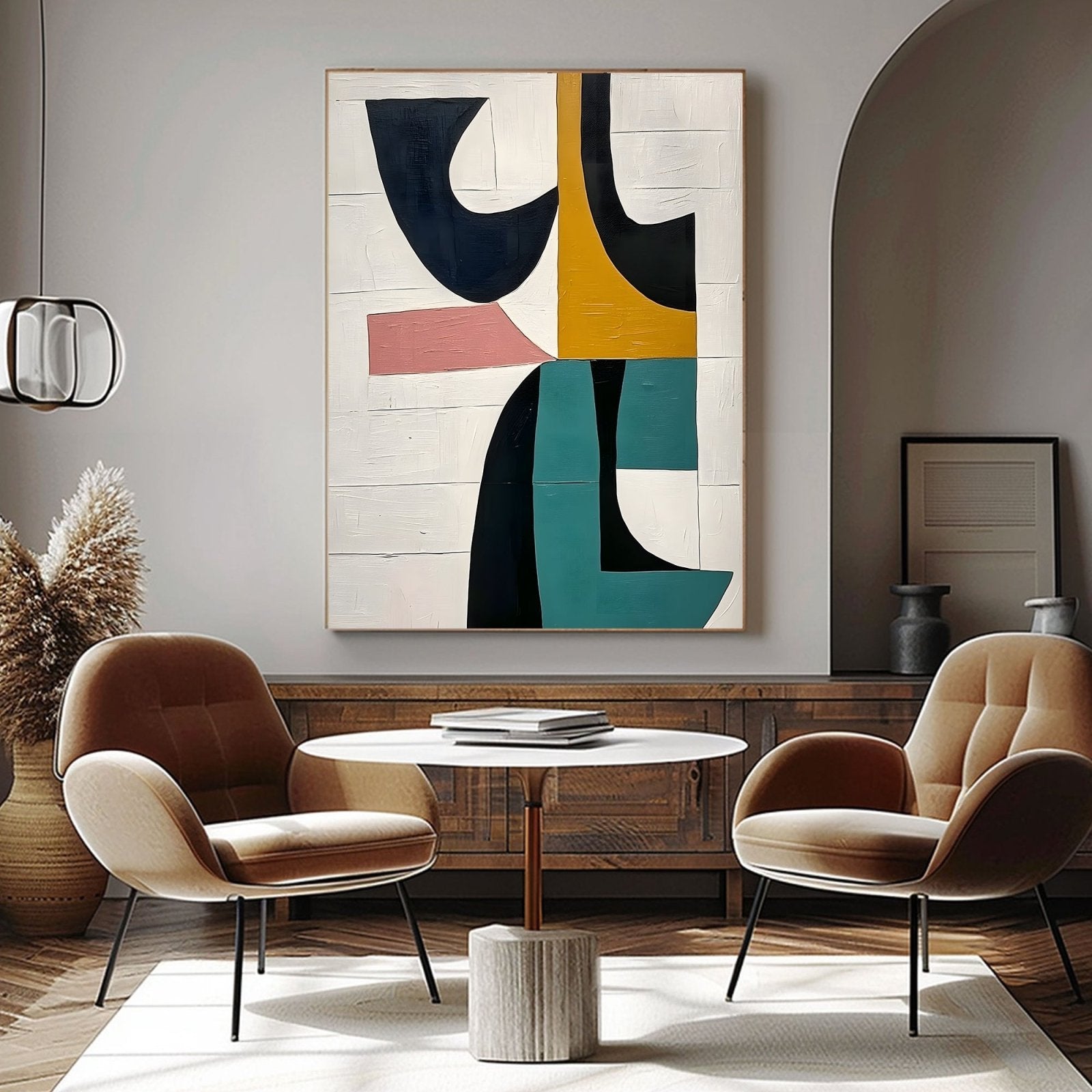 Abstract Painting "Coexistencia de Colores"