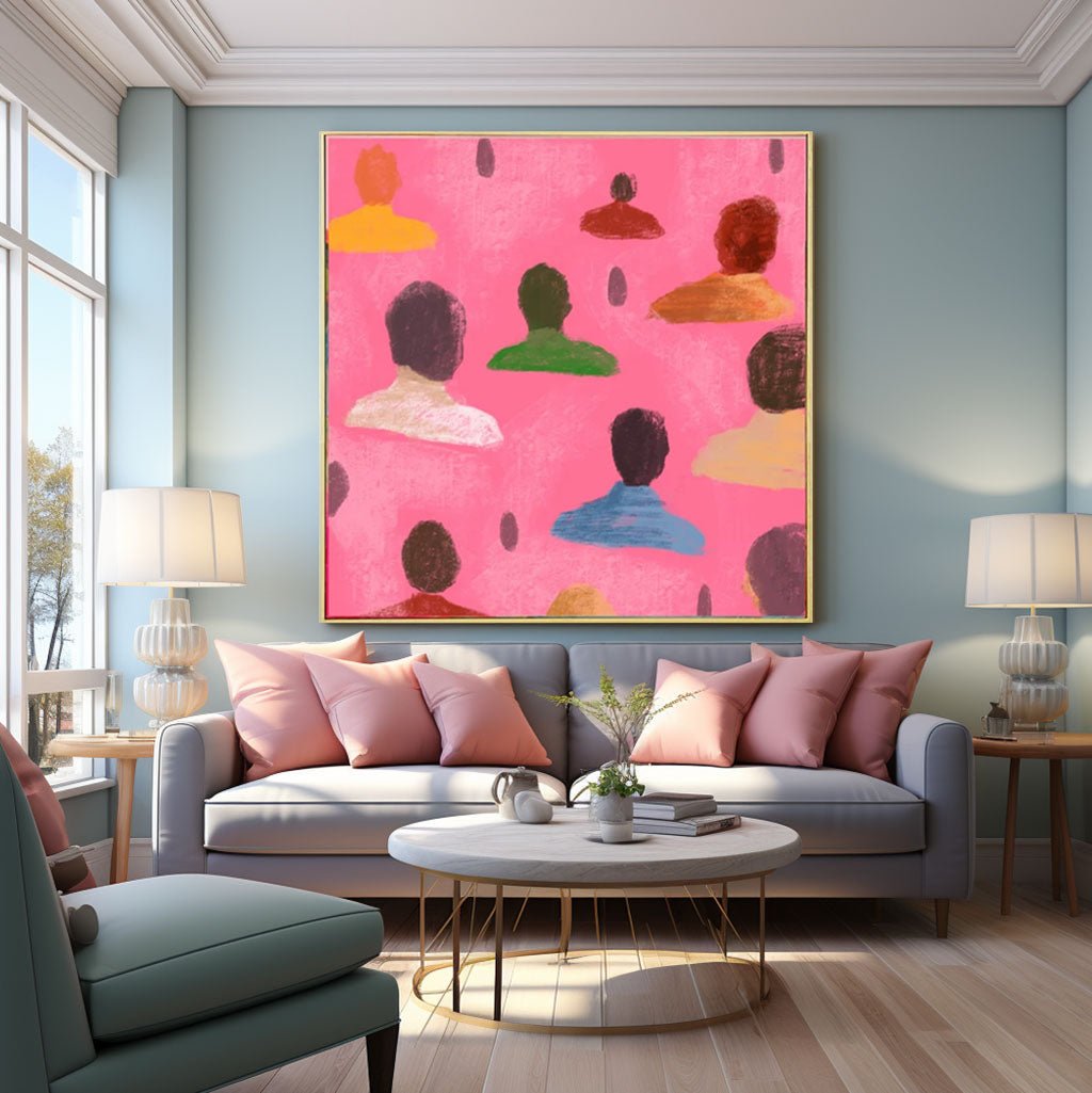 Abstract Painting "Colorful Symphony"