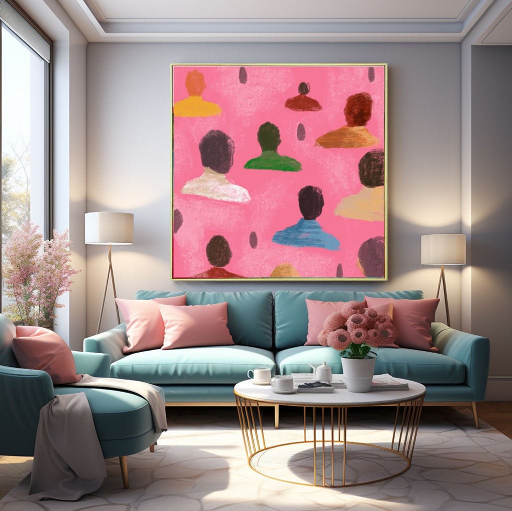Abstract Painting "Colorful Symphony"