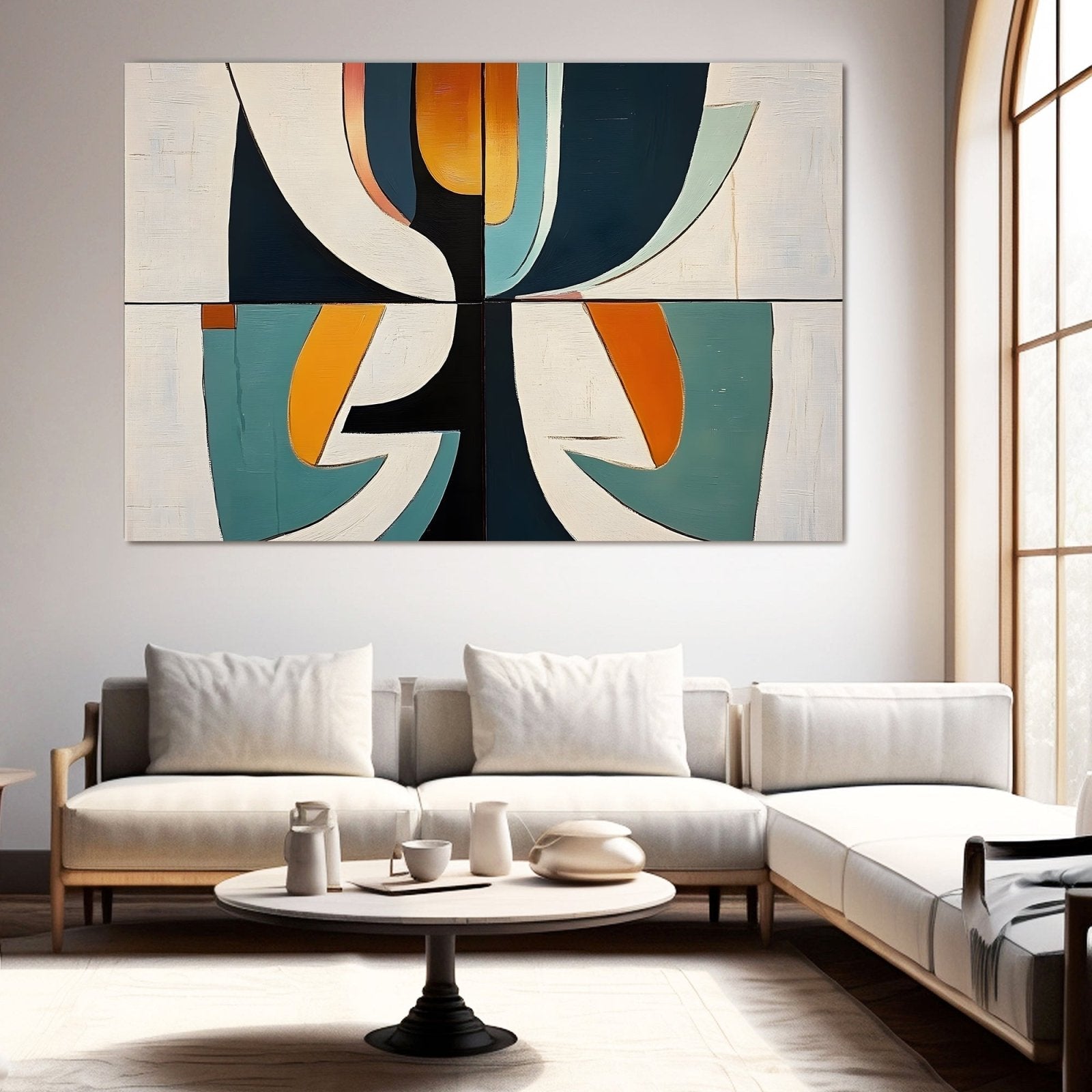 Abstract Painting "Composición"