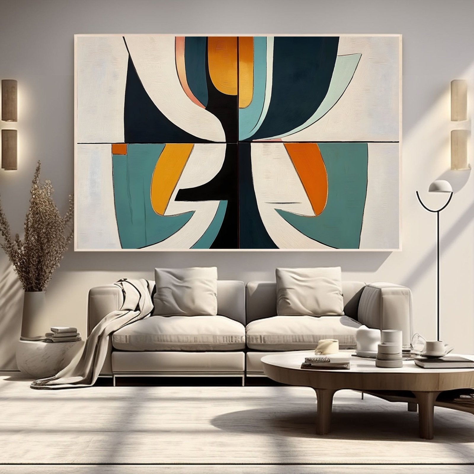 Abstract Painting "Composición"