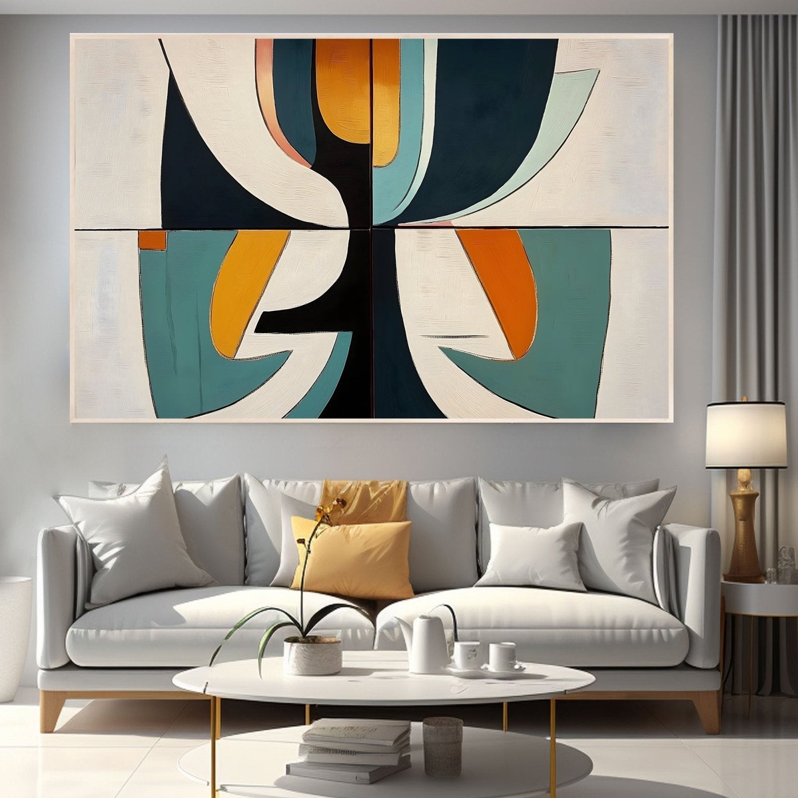 Abstract Painting "Composición"