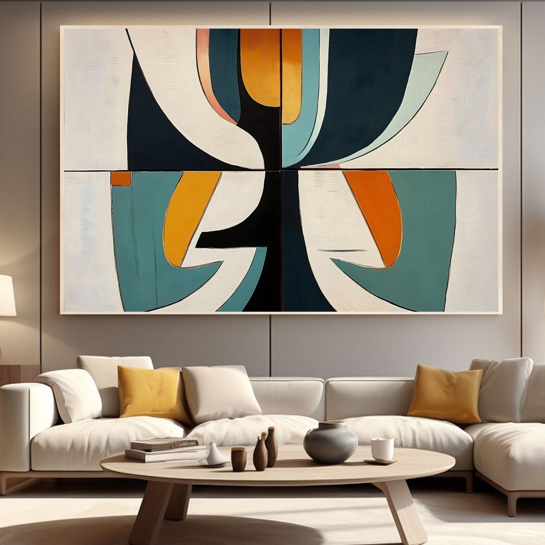Abstract Painting "Composición"