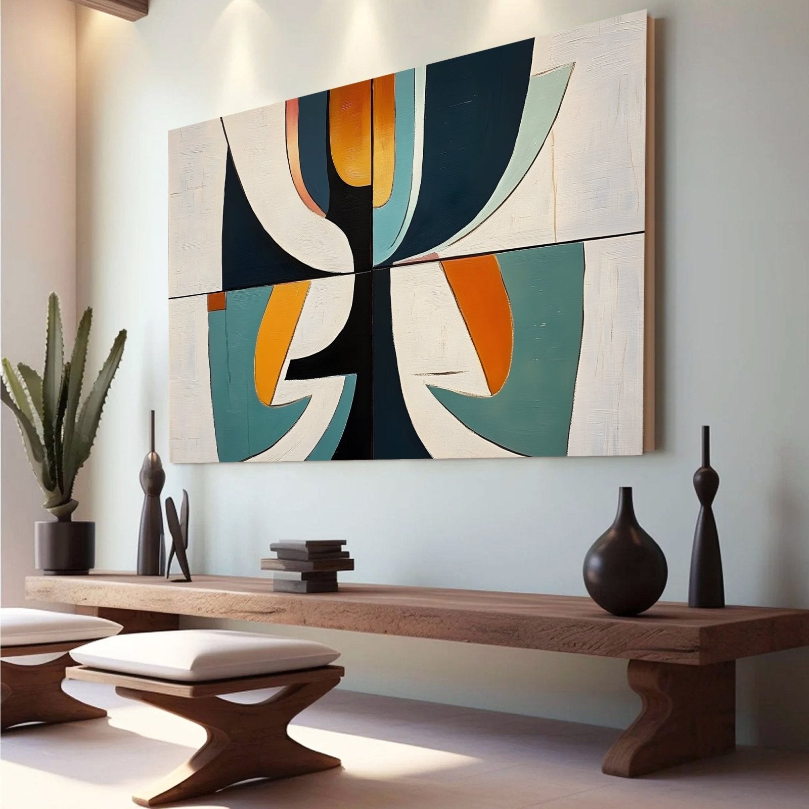 Abstract Painting "Composición"