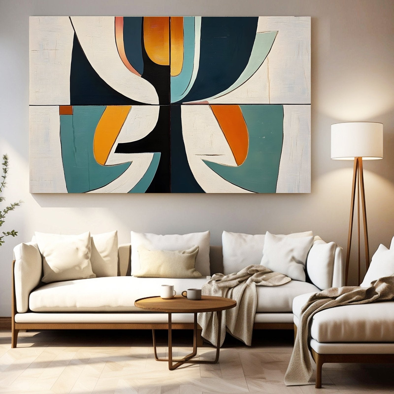 Abstract Painting "Composición"