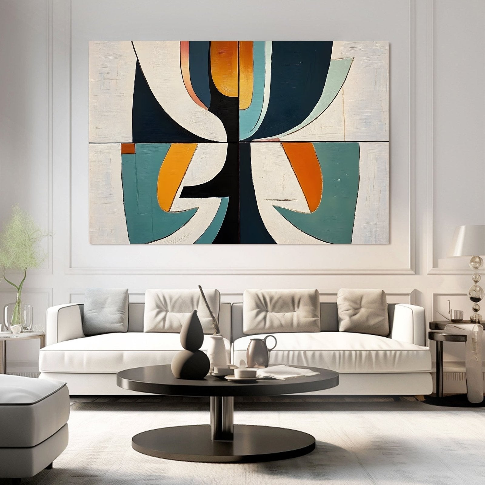 Abstract Painting "Composición"
