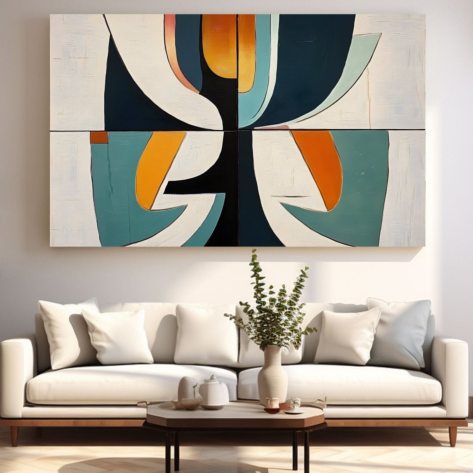 Abstract Painting "Composición"