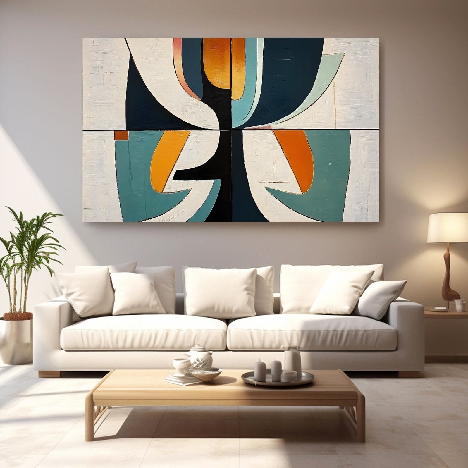 Abstract Painting "Composición"