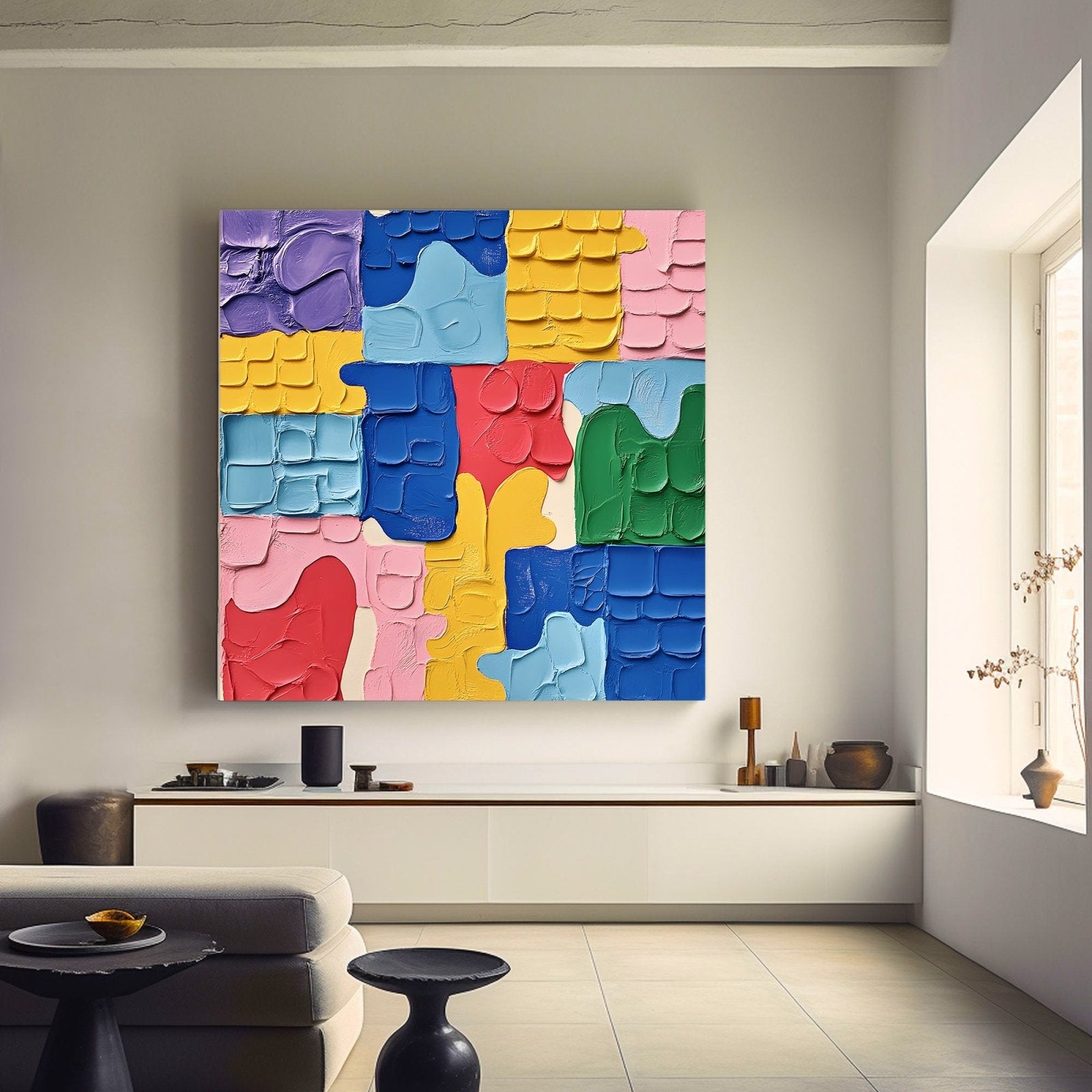 Abstract Painting "Diversidad Armónica”