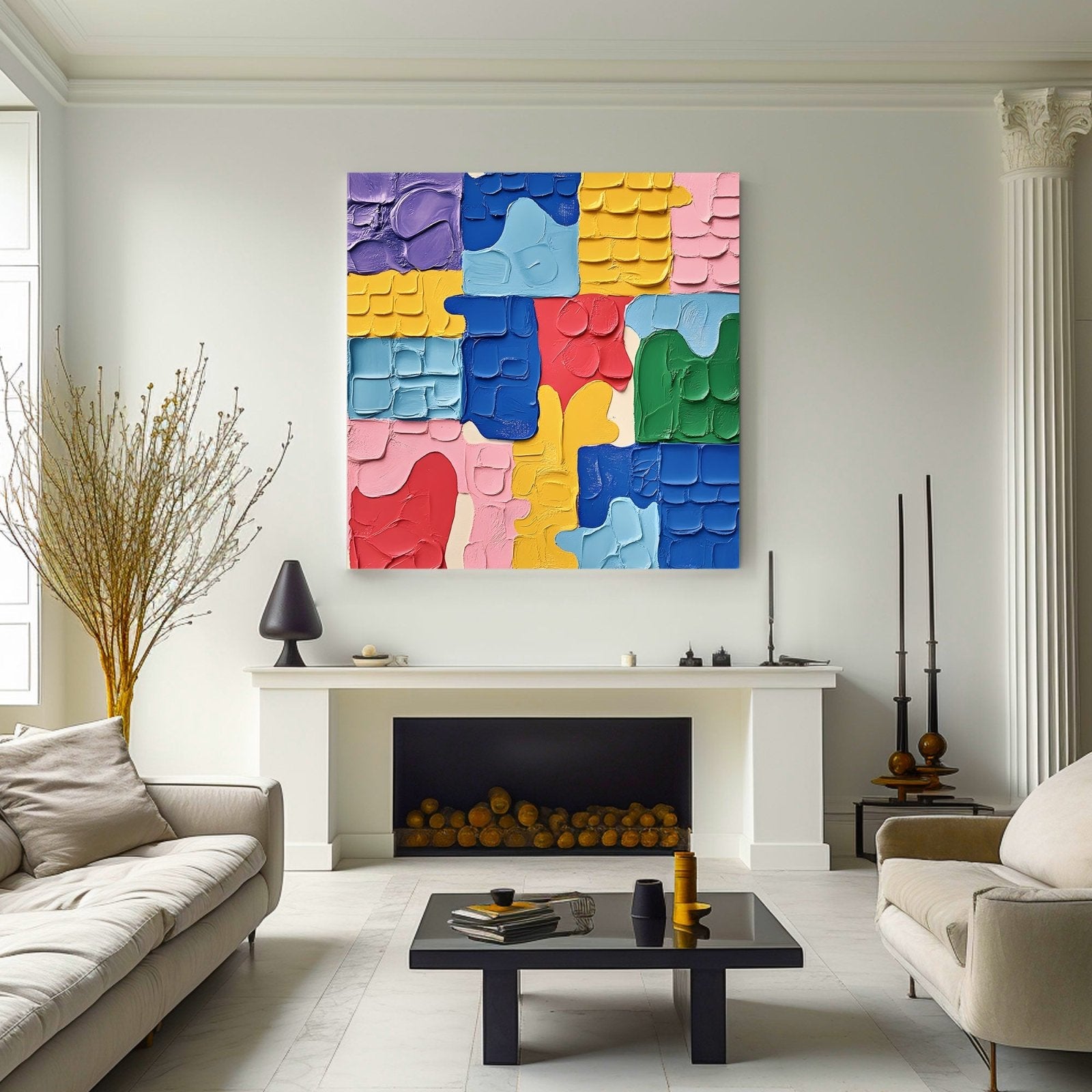 Abstract Painting "Diversidad Armónica”