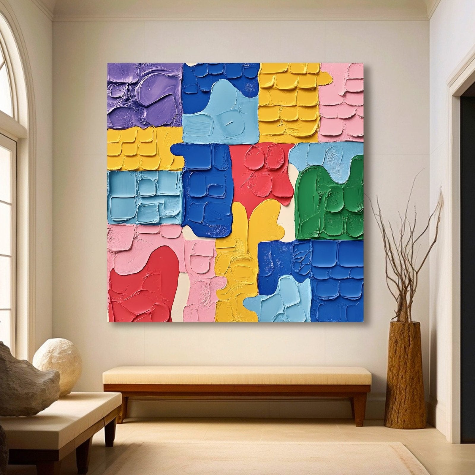 Abstract Painting "Diversidad Armónica”
