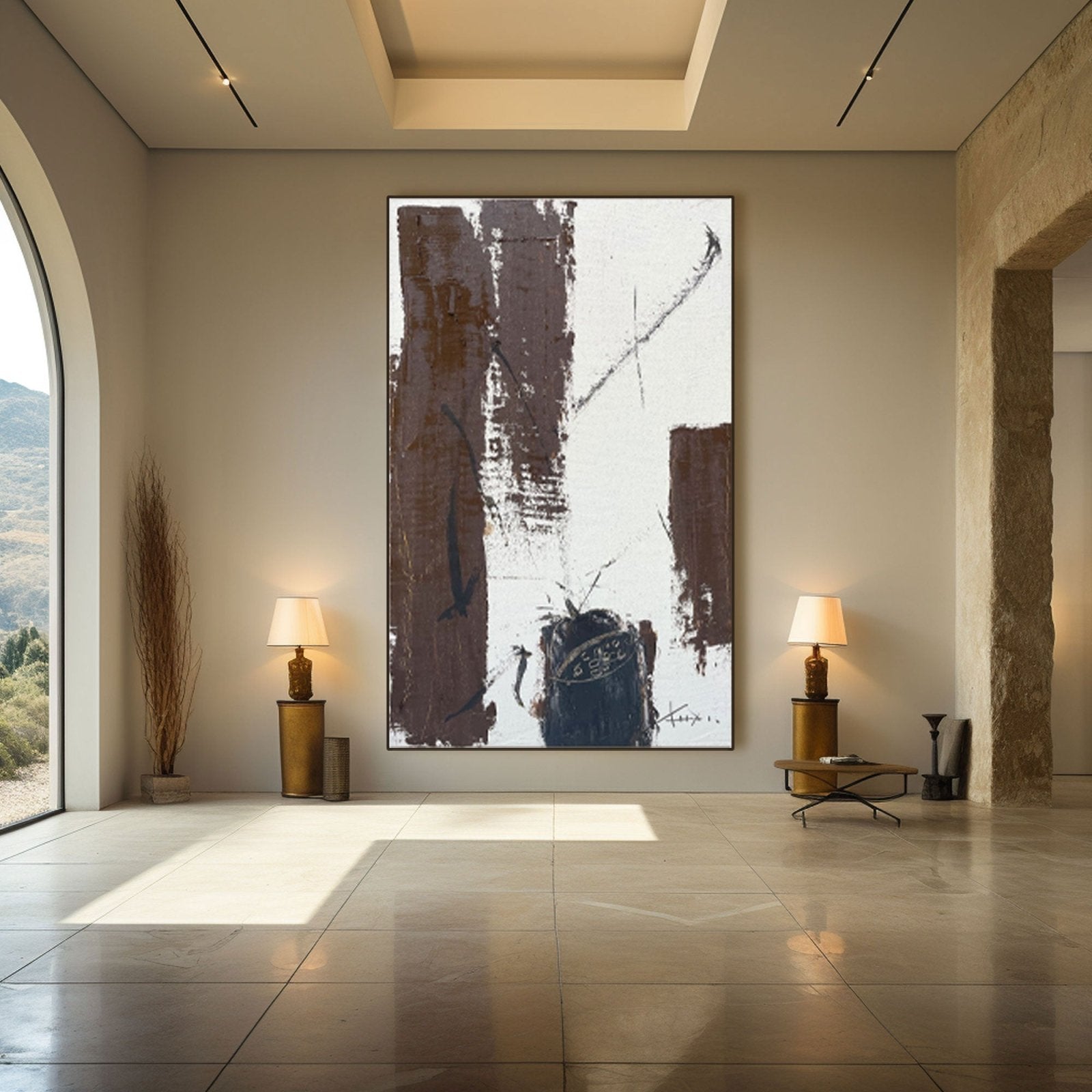 Abstract Painting "Contraste Interior”