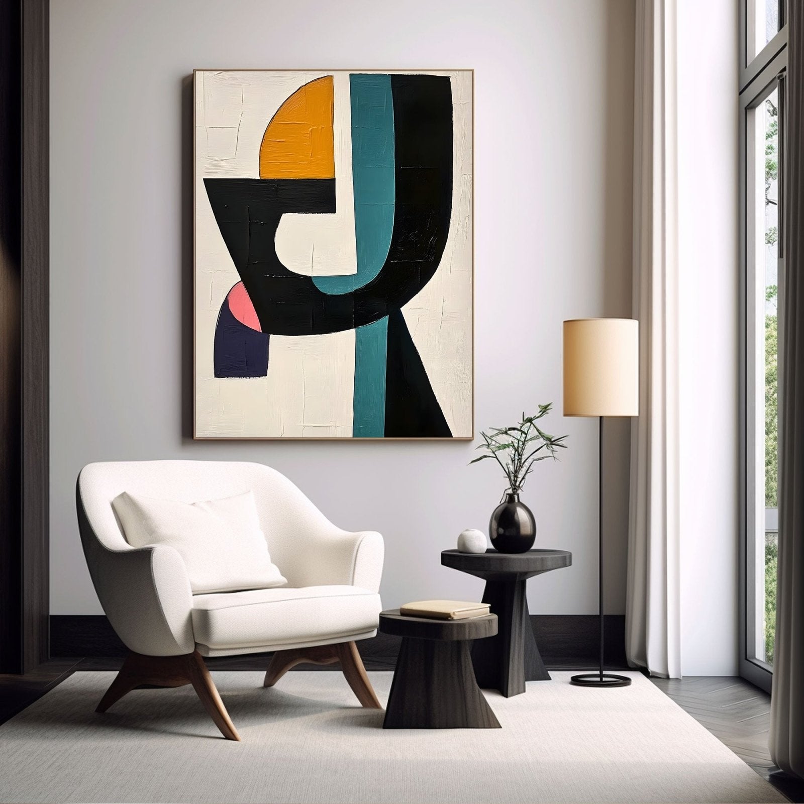 Abstract Painting "Contraste Sencillo"