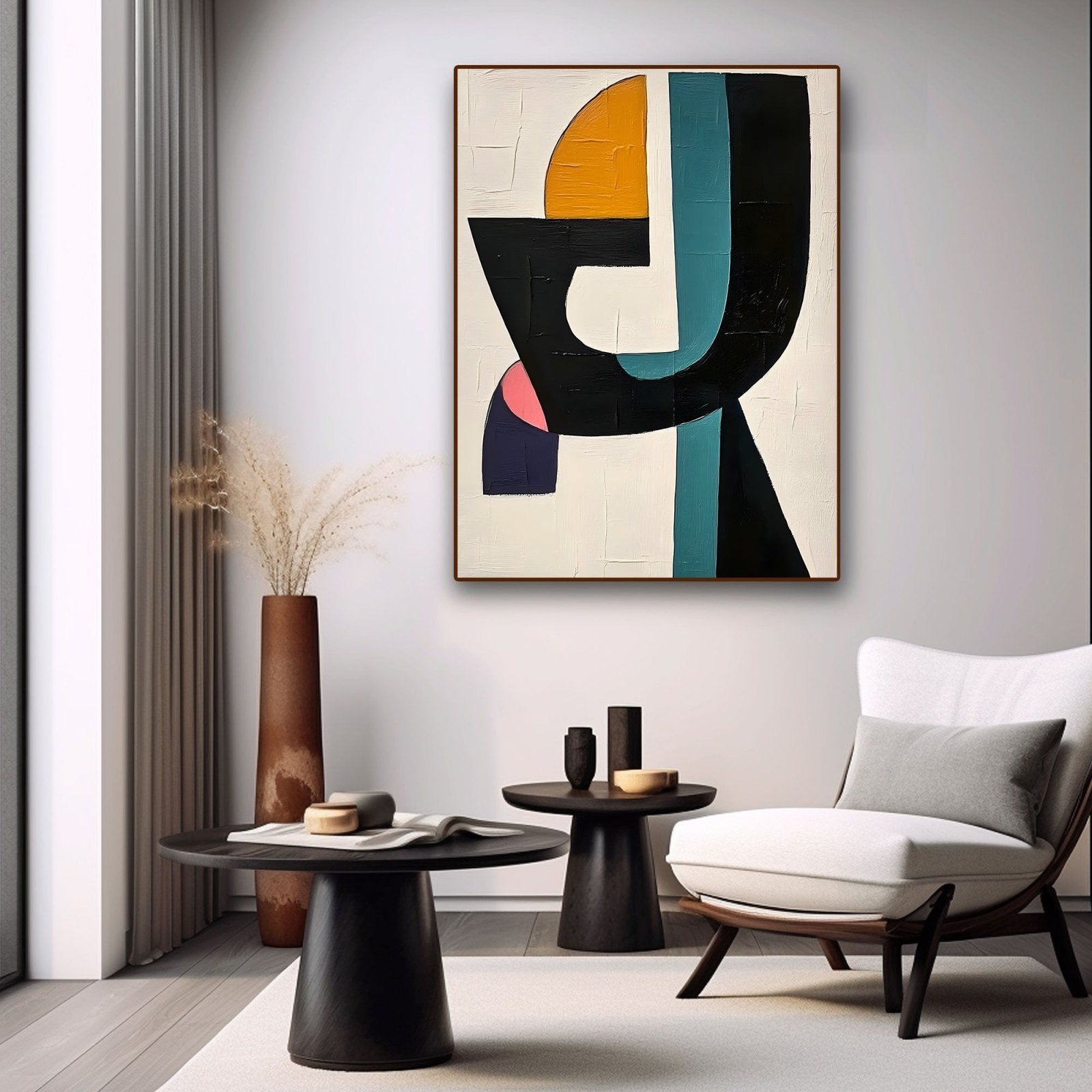 Abstract Painting "Contraste Sencillo"