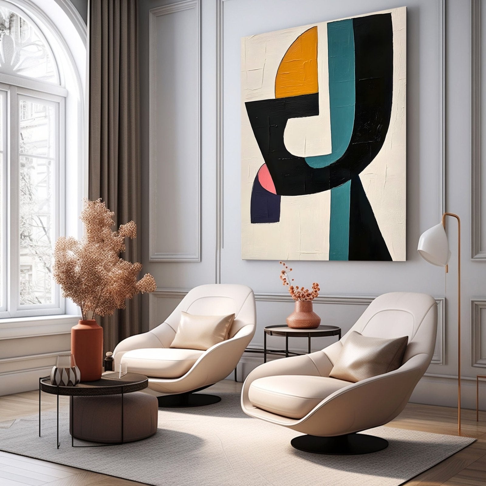 Abstract Painting "Contraste Sencillo"