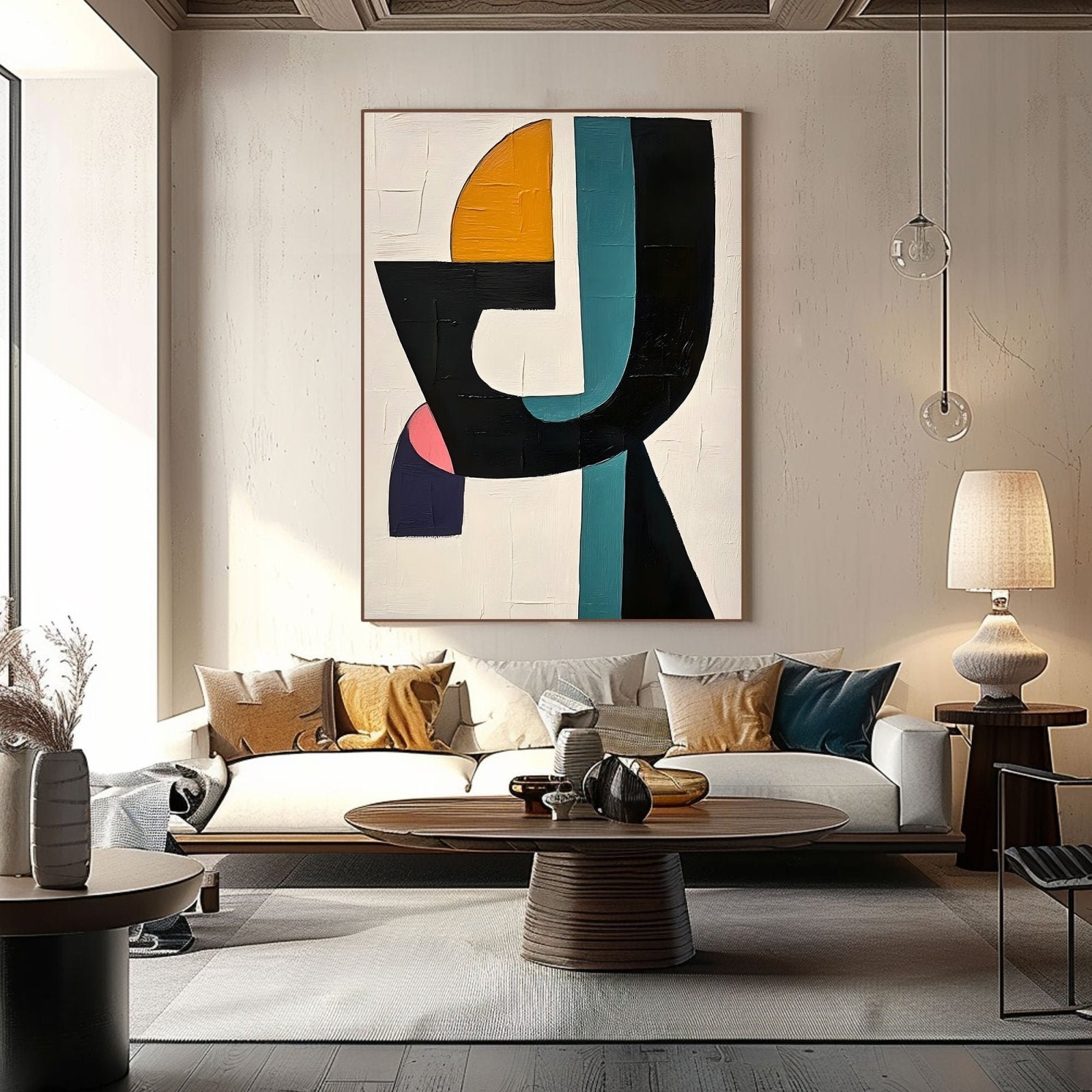 Abstract Painting "Contraste Sencillo"