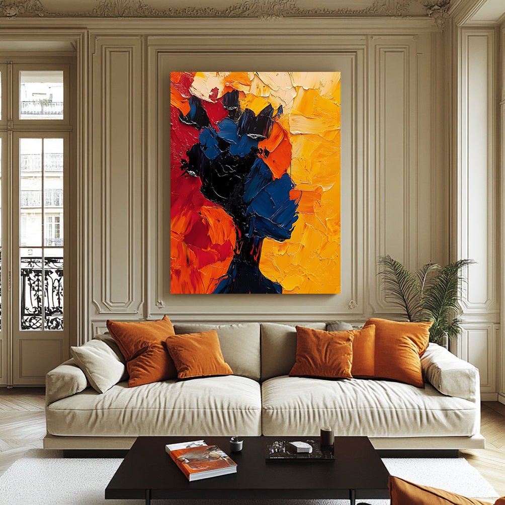 Abstract Painting "Contraste Vívido”