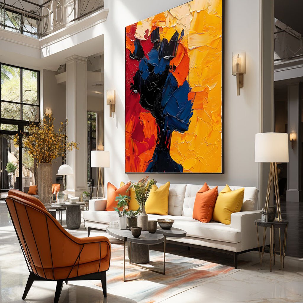 Abstract Painting "Contraste Vívido”