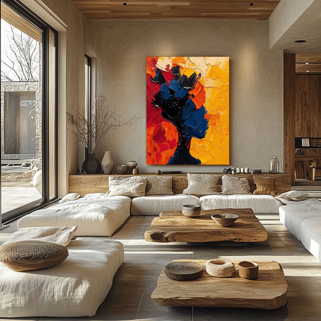 Abstract Painting "Contraste Vívido”