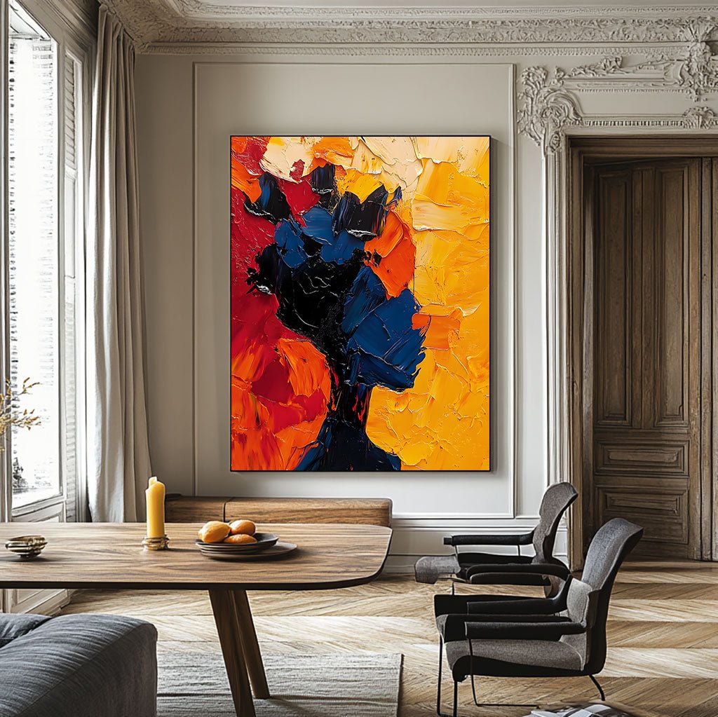 Abstract Painting "Contraste Vívido”