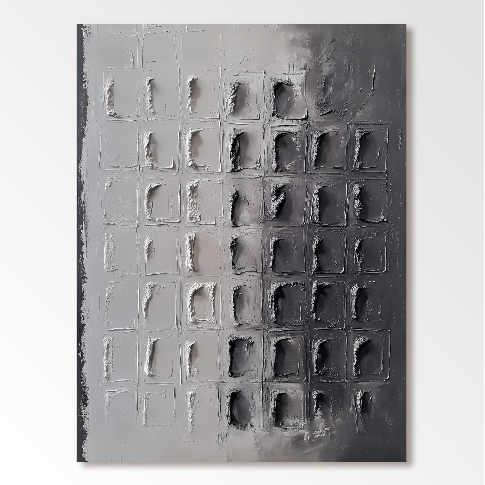 Abstraktes Gemälde „Cuadrados Abstractos“