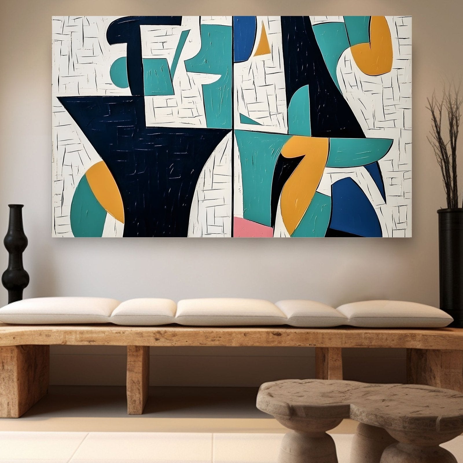 Abstract Painting "Desafío"