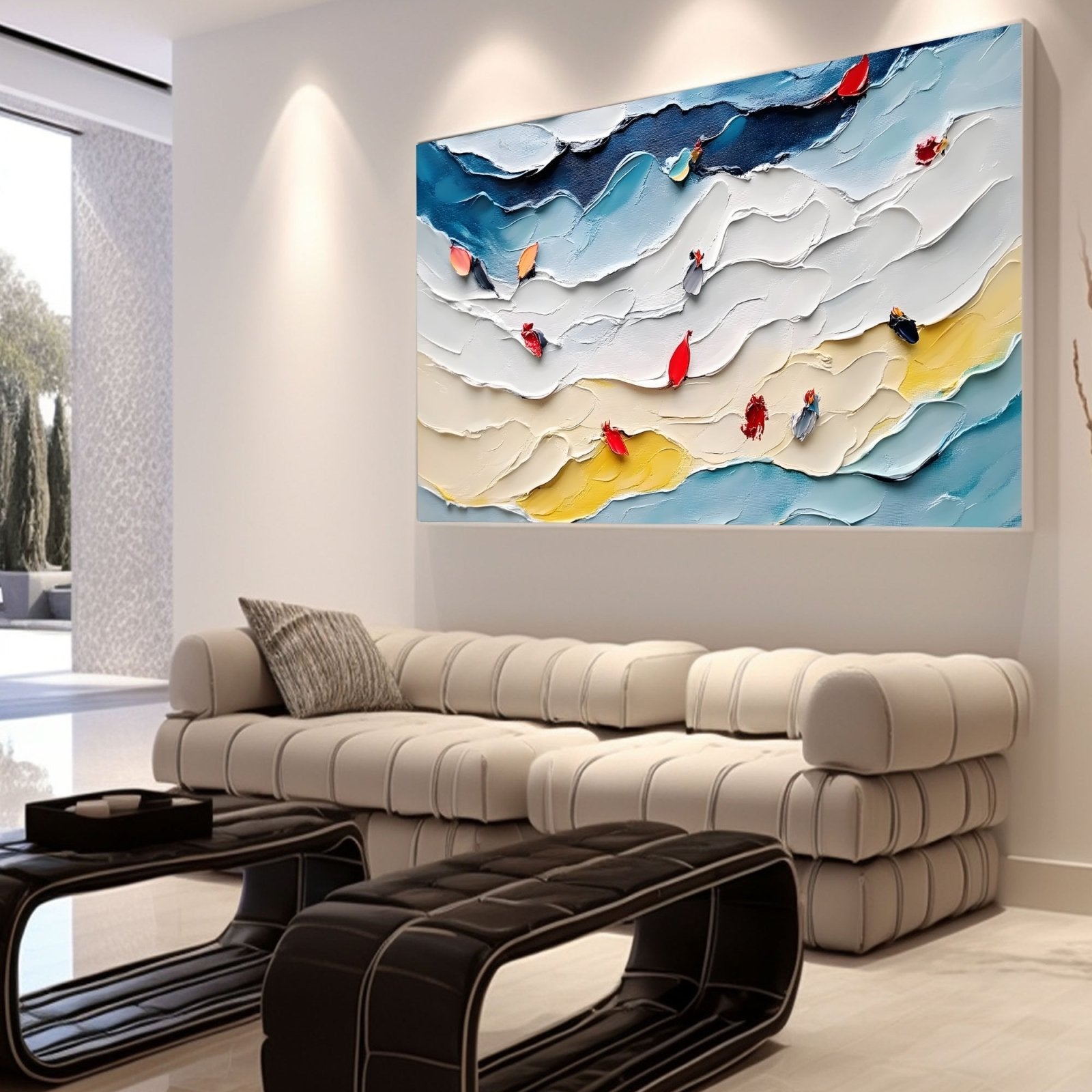 Abstract Painting "DesafíoMarino"
