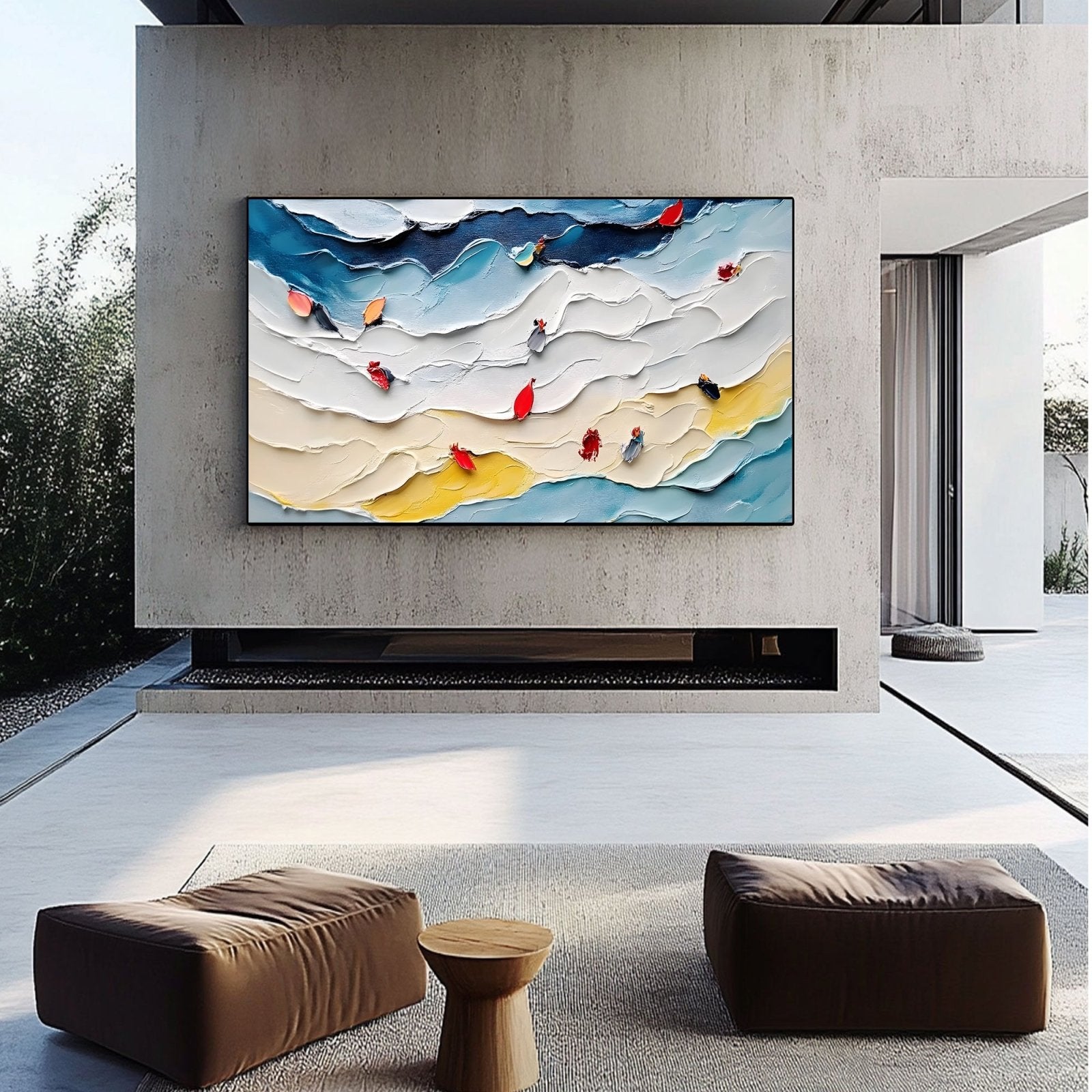 Abstract Painting "DesafíoMarino"