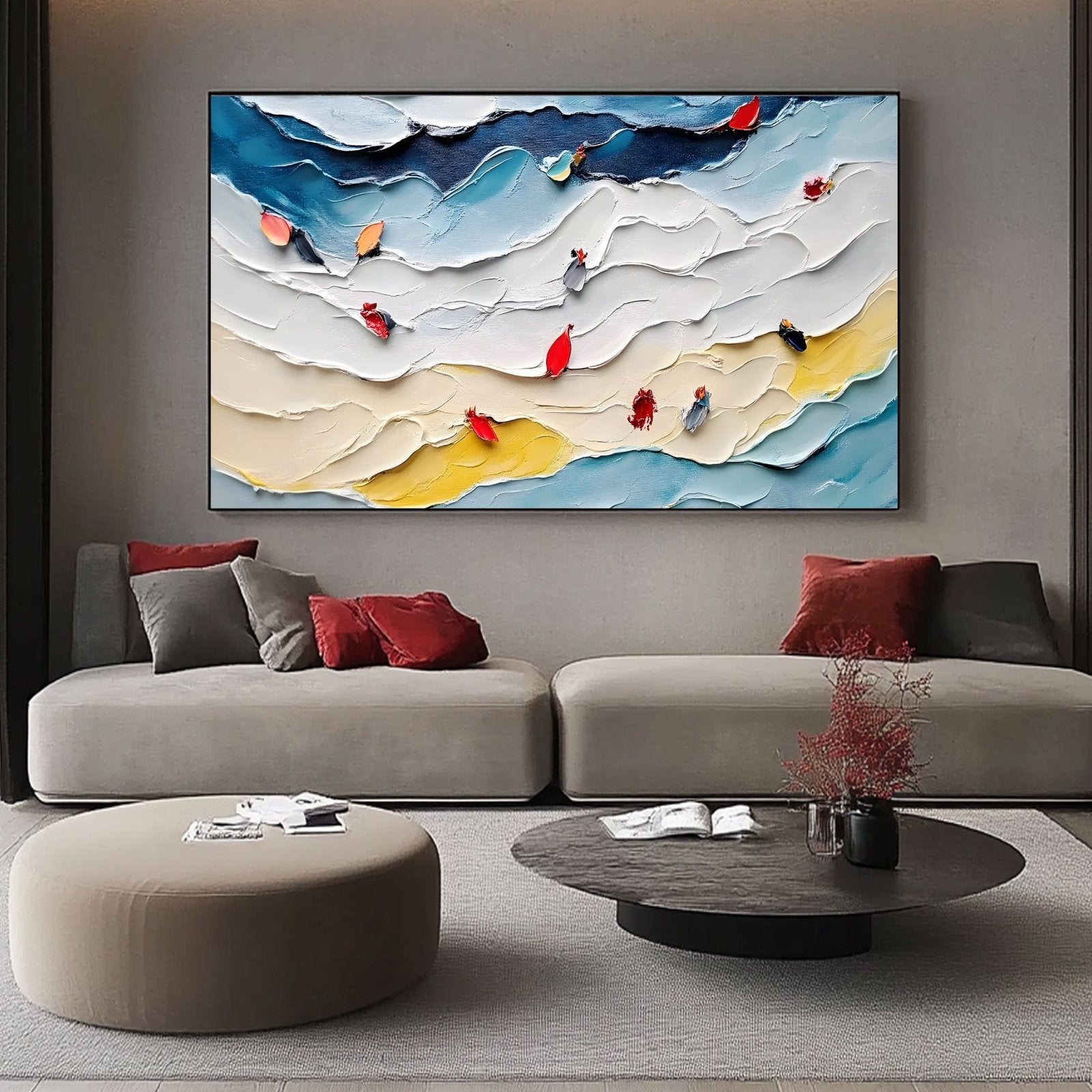 Abstract Painting "DesafíoMarino"