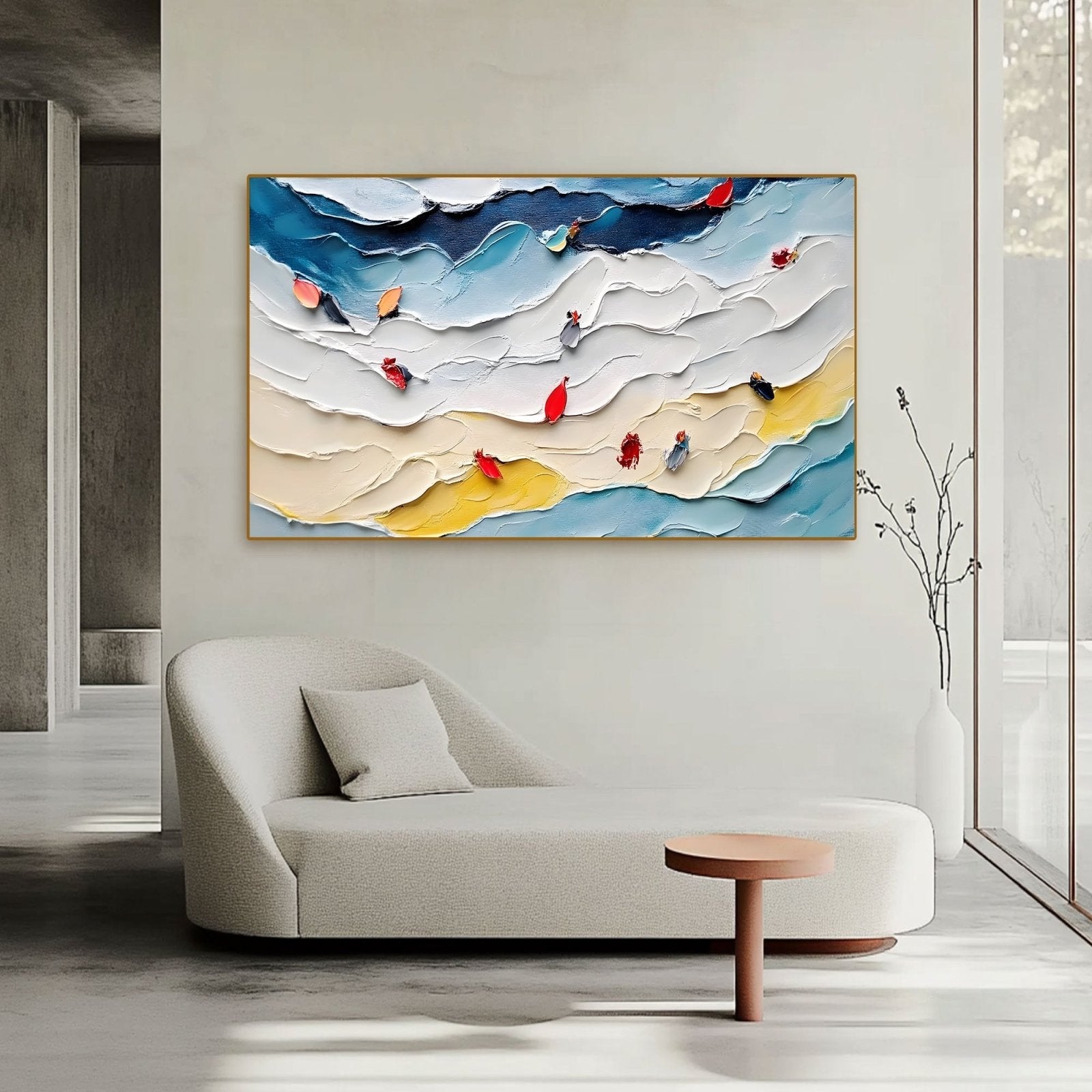 Abstract Painting "DesafíoMarino"