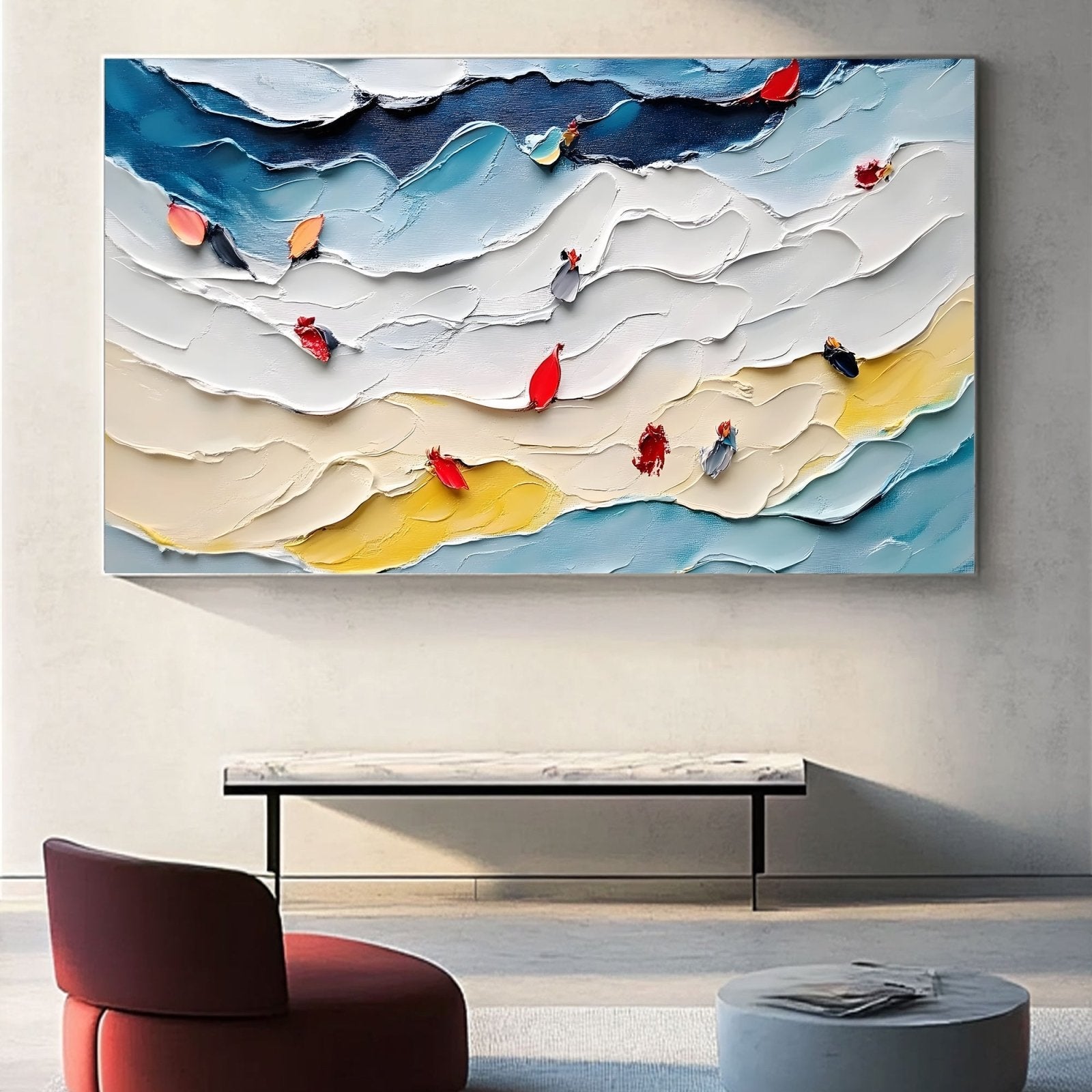 Abstract Painting "DesafíoMarino"