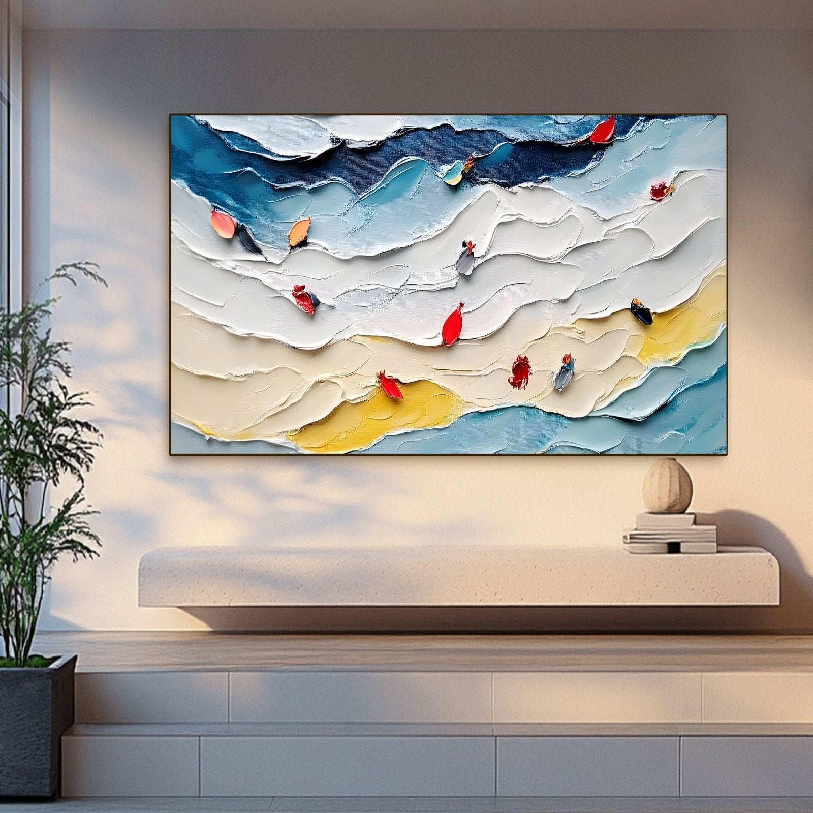 Abstract Painting "DesafíoMarino"