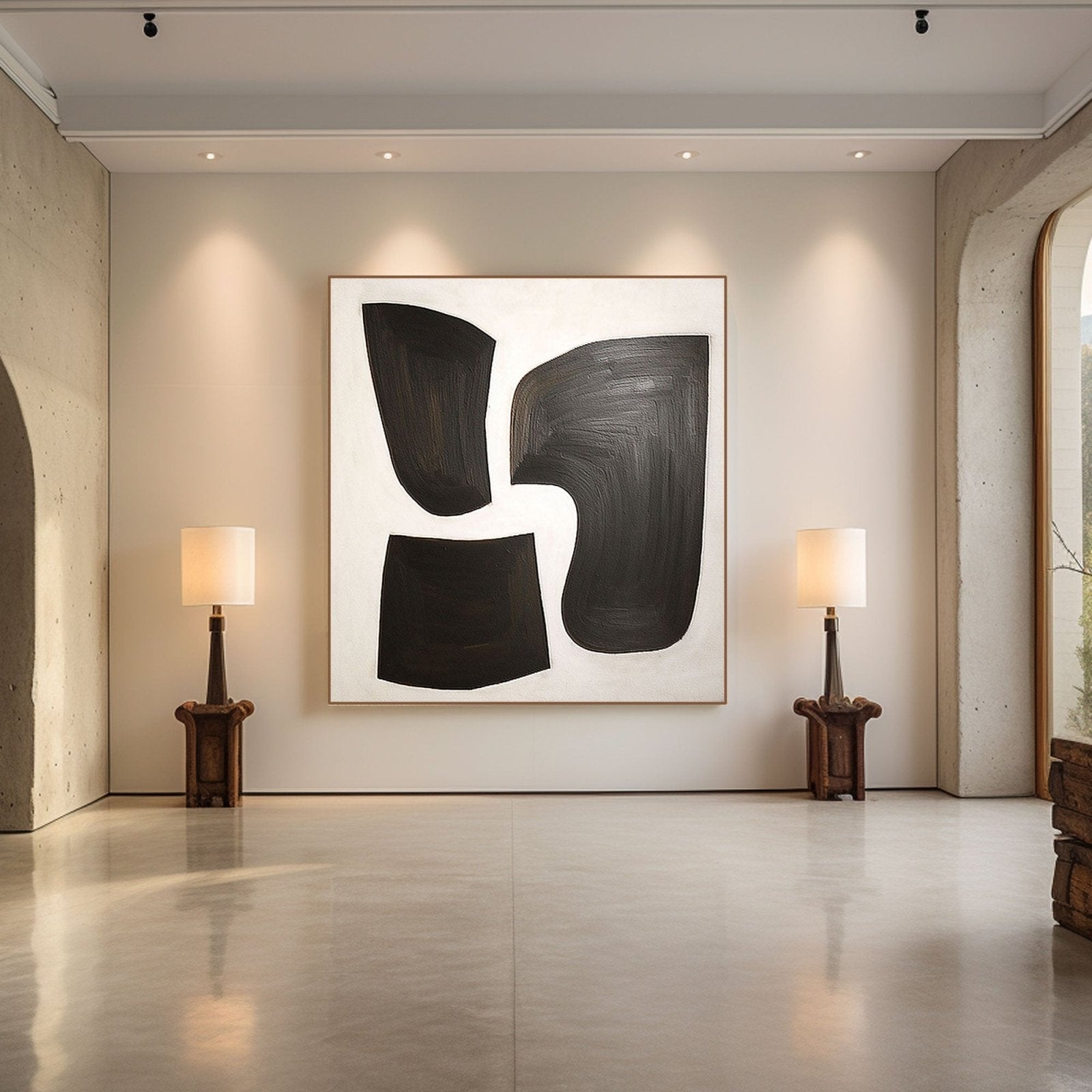 Abstract Painting "Dialogues"