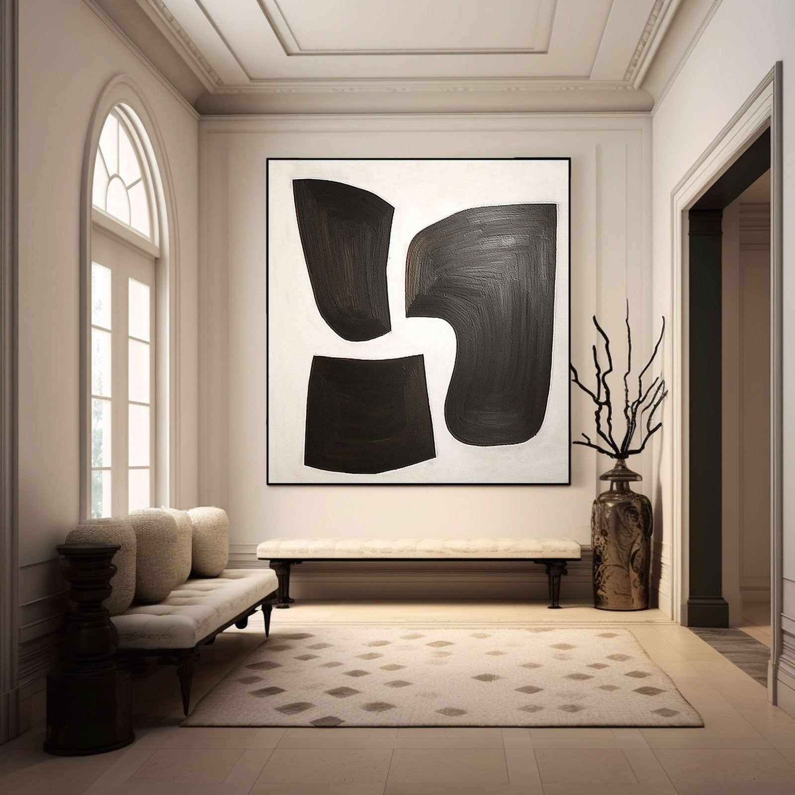 Abstract Painting "Dialogues"